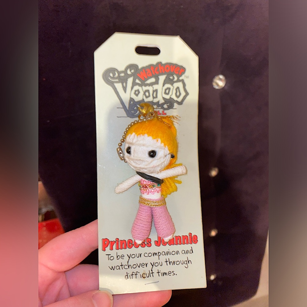 Handmade WatchOver Voodoo Doll Keychain / Princess Jeannie